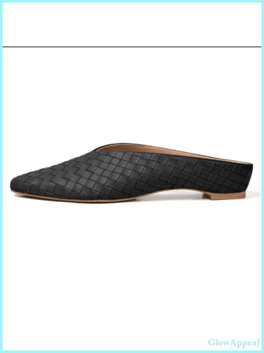 Woven Square Toe Wedge Mules for Women Slip On Comfortable Fashion Slides